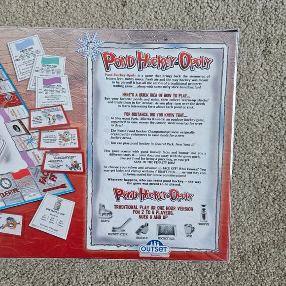 Late For The Sky Pond Hockey-opoly (2nd Edition) The Game - SEALED - Picture 3 of 6
